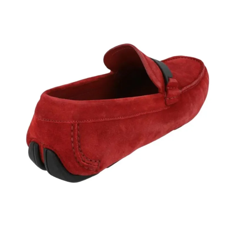 FERRAGAMO Switch Casual Shoes Men's Red-3