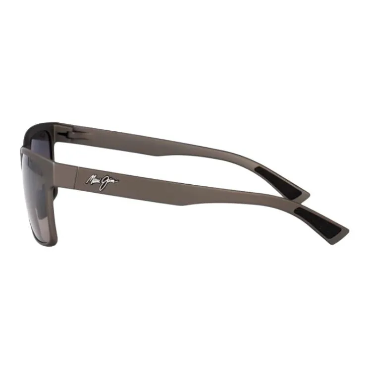 Maui Jim Nylon Irregular Shape Sunglasses Men's Brown-2