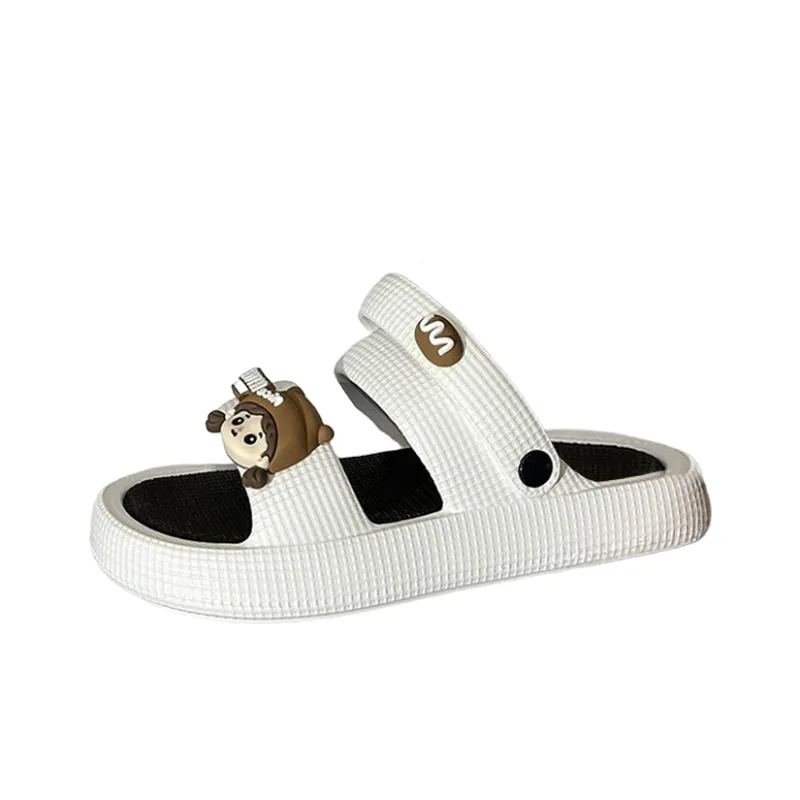 PARK DANCE Rubber Sole Quiet Slide Slippers Women's-0