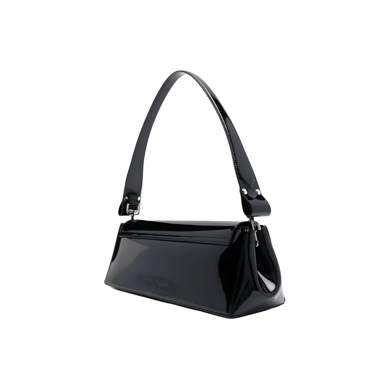 Vivienne Westwood HAZEL Leather Shoulder Bag, Crossbody Bag, Handbag Women's Black-1