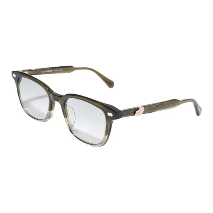A BATHING APE Subject To Official Website Square Sunglasses Unisex Charcoal Gray-2