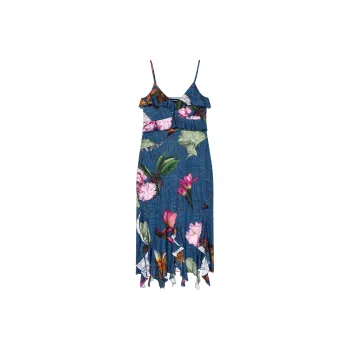 Desigual Slip Dresses Women's Blue