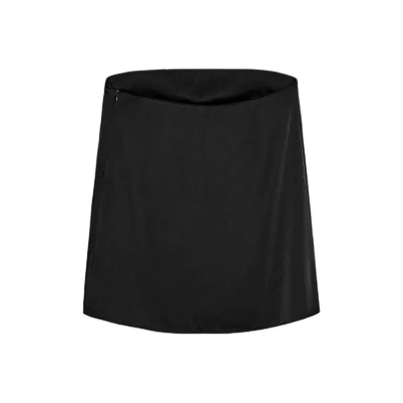 ZARA Strapless Tops Women's Black-1