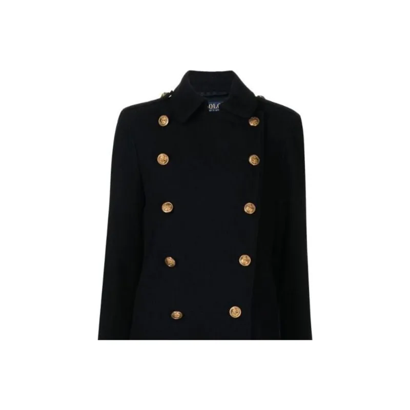 Polo Ralph Lauren SS23 Coat Women's Black-4