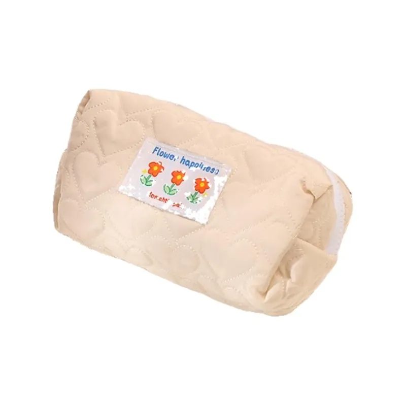 ZHIYIN Cute Refreshing Heart Large Capacity Portable Travel Skincare Storage Bag For Women's Make up Tools-4