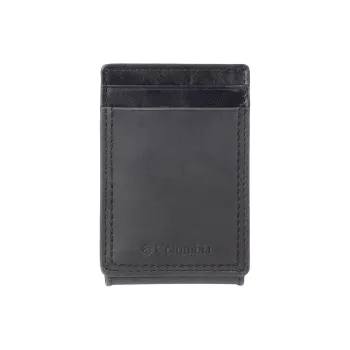 Columbia Genuine Leather Card Holder Men's Black