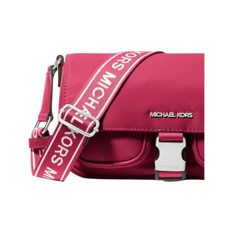 MICHAEL KORS Nylon Shoulder Bag, Crossbody Bag Medium Size Women's Raspberry-2
