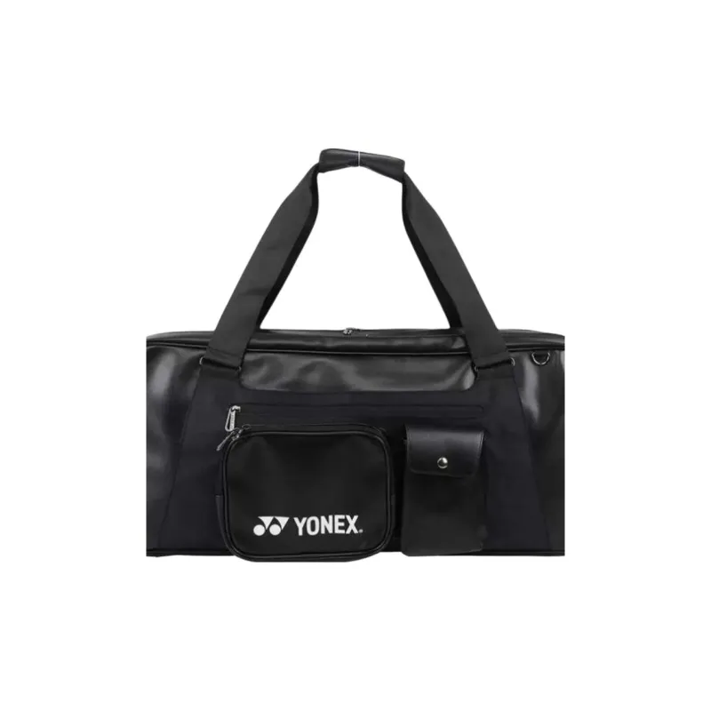YONEX Badminton Racket Bags 3 Pcs Shoulder Bag Black Unisex Individual Shoe Compartment-3