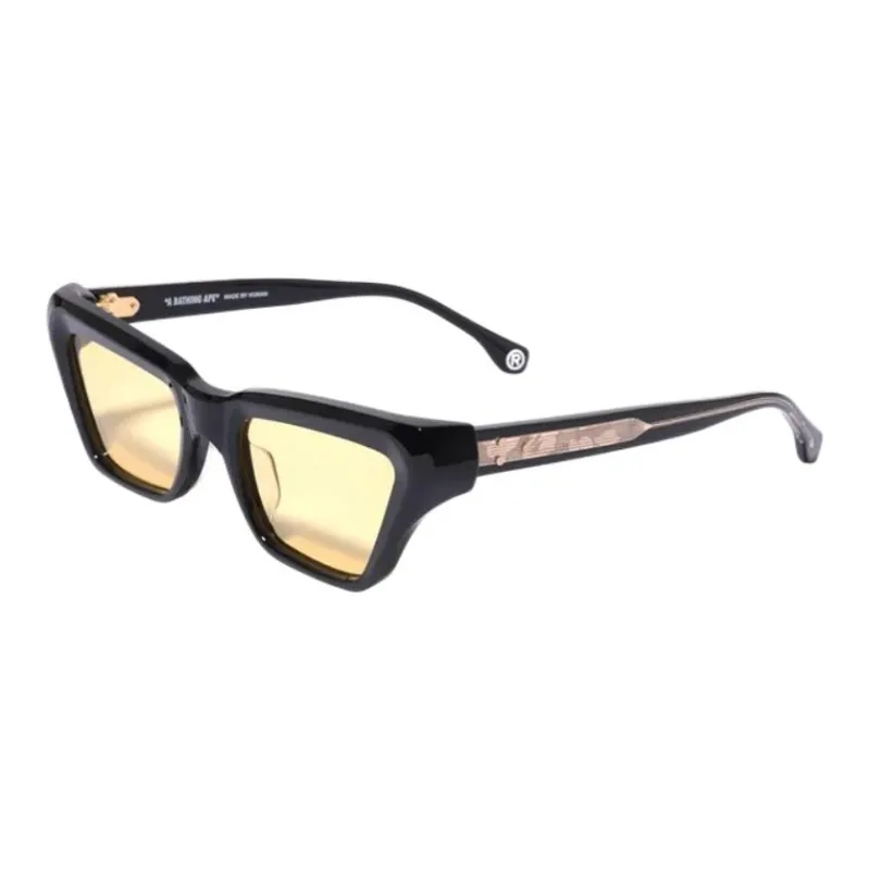 A BATHING APE Subject To Official Website Square Sunglasses Unisex Black-0