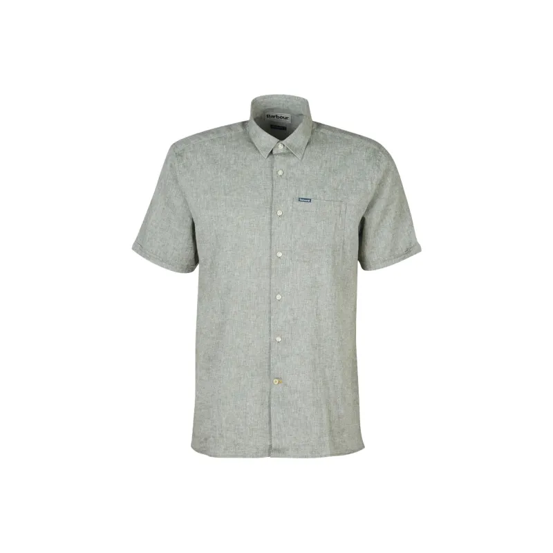 BARBOUR Shirt Men's Bleached Olive-0