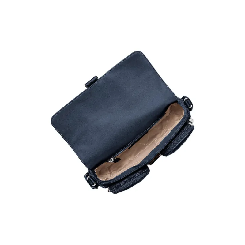 MICHAEL KORS Nylon Messenger Bag, Shoulder Bag, Crossbody Bag Medium Size Women's Marine Blue-1
