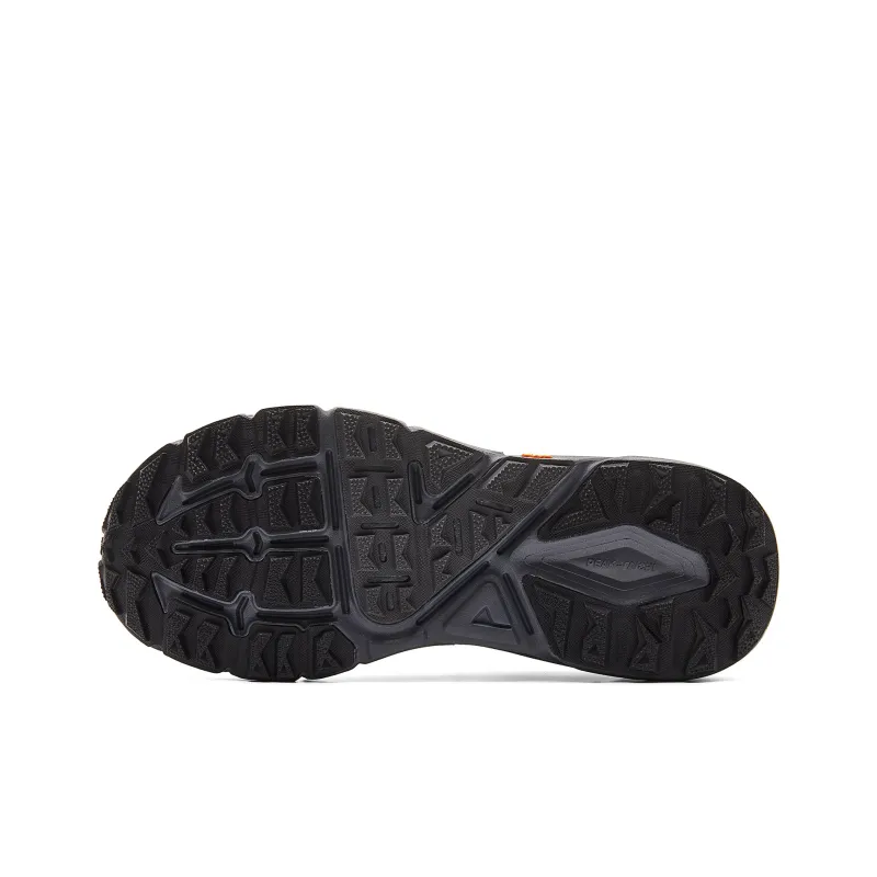 PEAK Cushioning, Slip Resistant, Rebound Low Top Running Shoes Men's Black Magnet Gray-5