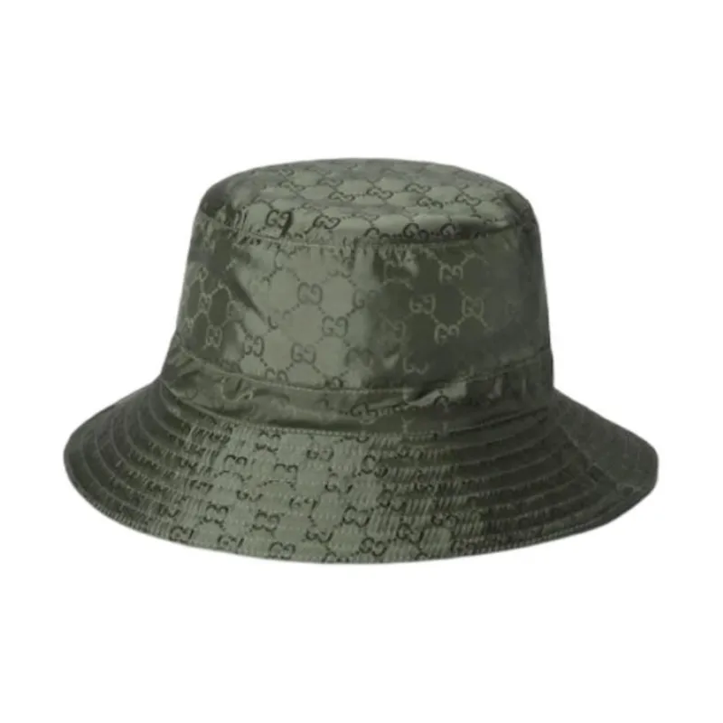 GUCCI Nylon Bucket Hats Women's Green-0