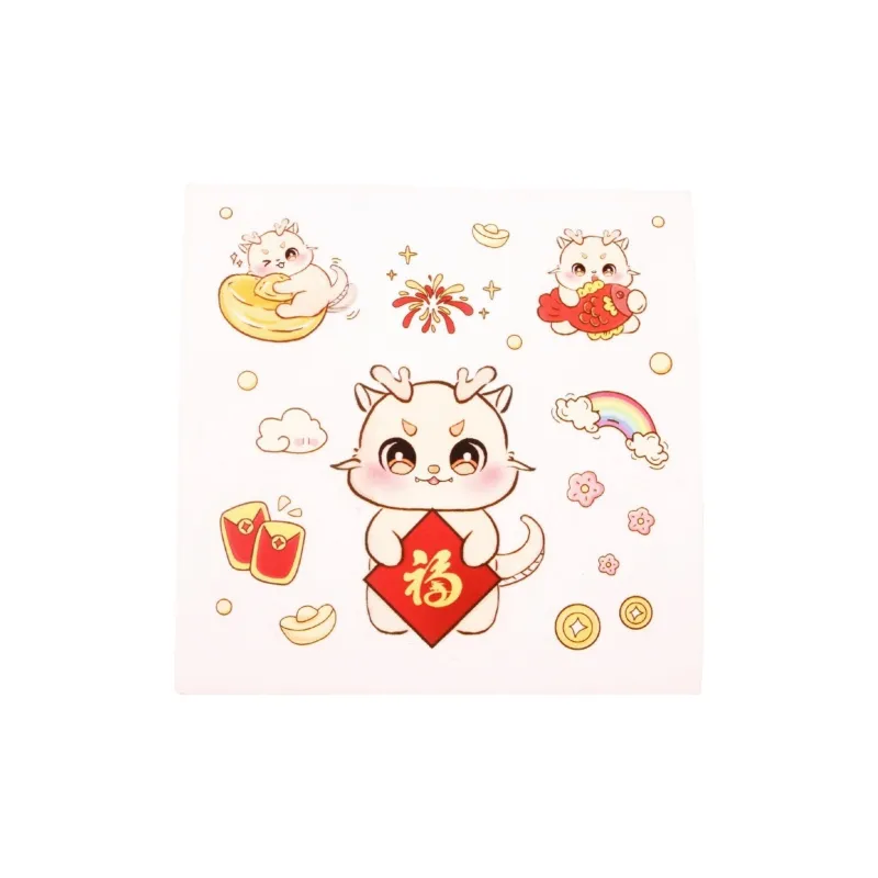 XIAOKOUTU Send Ten Astronaut Instagram Style Cartoon Pattern Cute Creative Transparent Stickers. Stickers-2