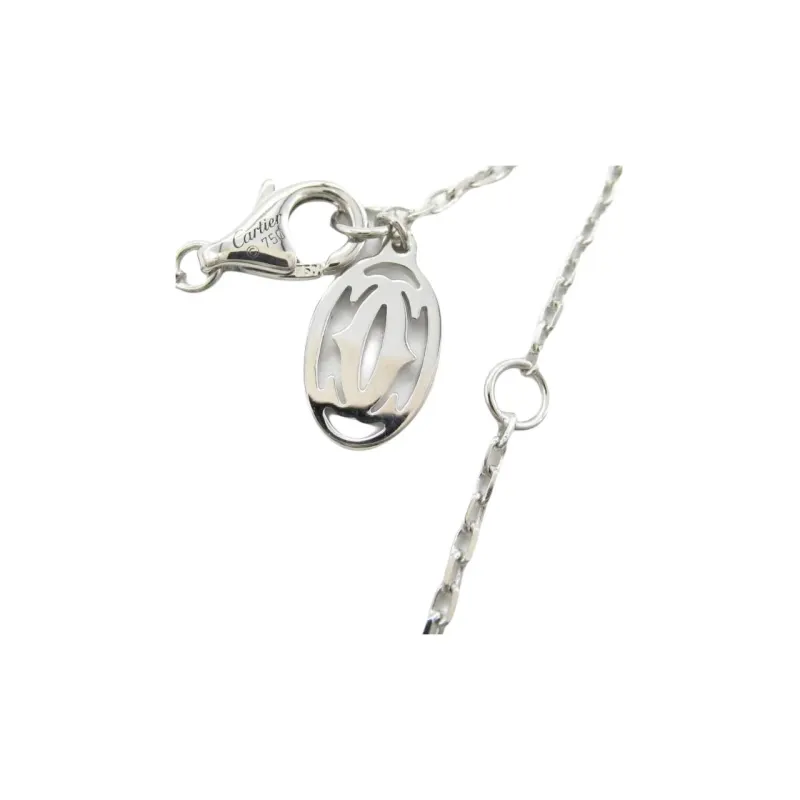 CARTIER 18K White Gold, Pearl Necklaces Women's Silver-2