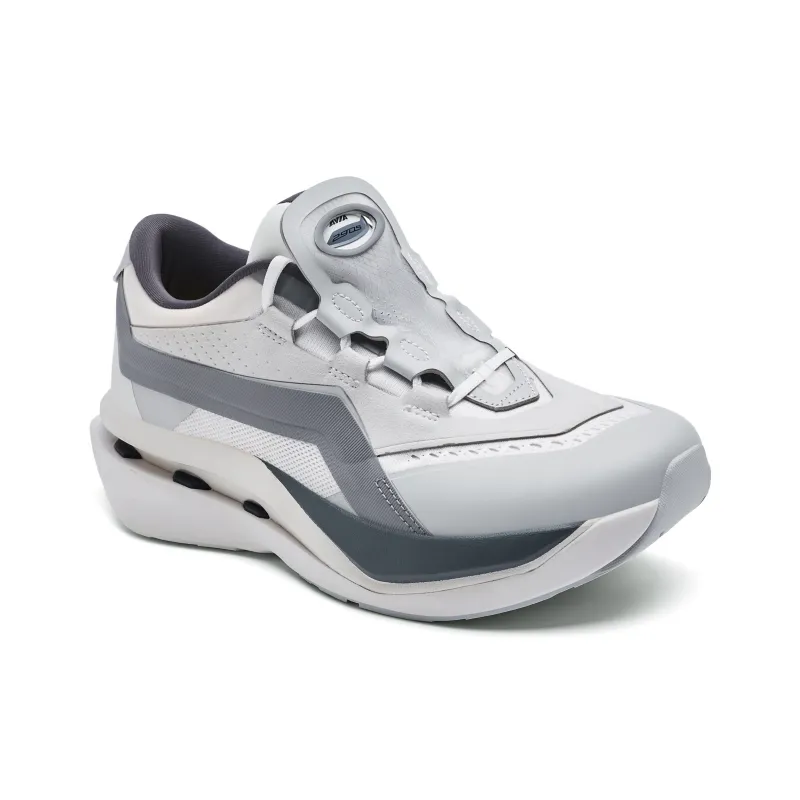 AVIA Sports Life Collection Cushioning Height Increase Low Top Running Shoes Unisex Silver Gray-1