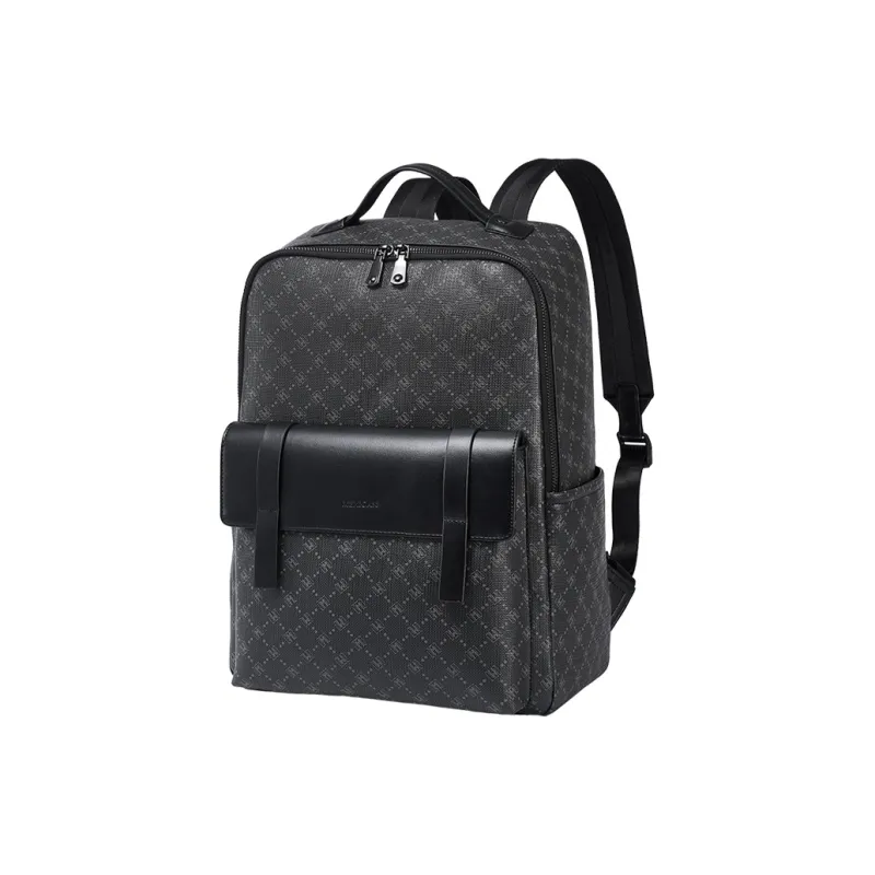 MEXICAN PVC Laptop Bag Backpack Regular Unisex Black-1