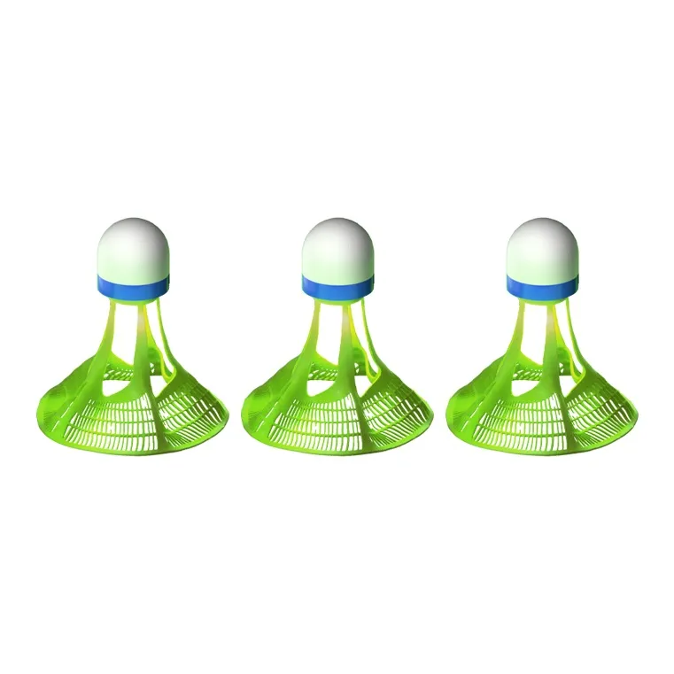 SND Nylon Shuttlecock 3 Pack Nylon Indoor Outdoor Entertainment Training Shuttlecocks-6