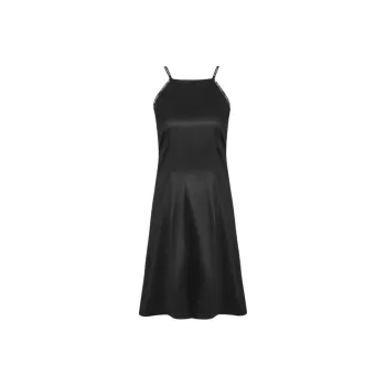 CALVIN KLEIN Slip Dress Women's Black
