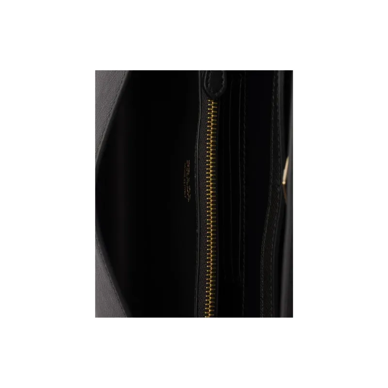 PRADA Saffiano Cow Leather Crossbody Bag, Shoulder Bag Mini Women's Black-4
