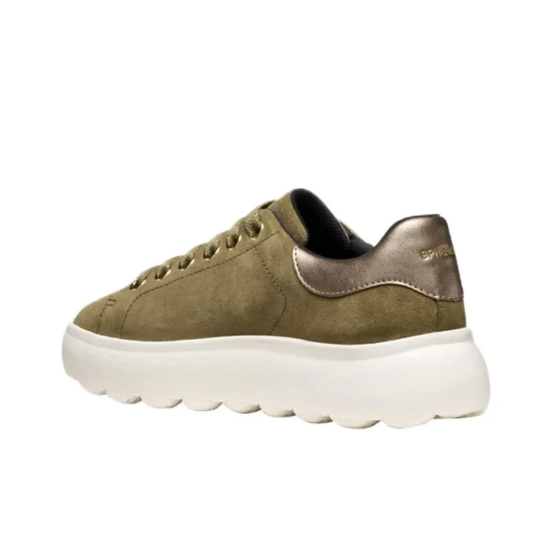 GEOX Spherica Ec4.1 Low Top Casual Shoes Women's Green-1