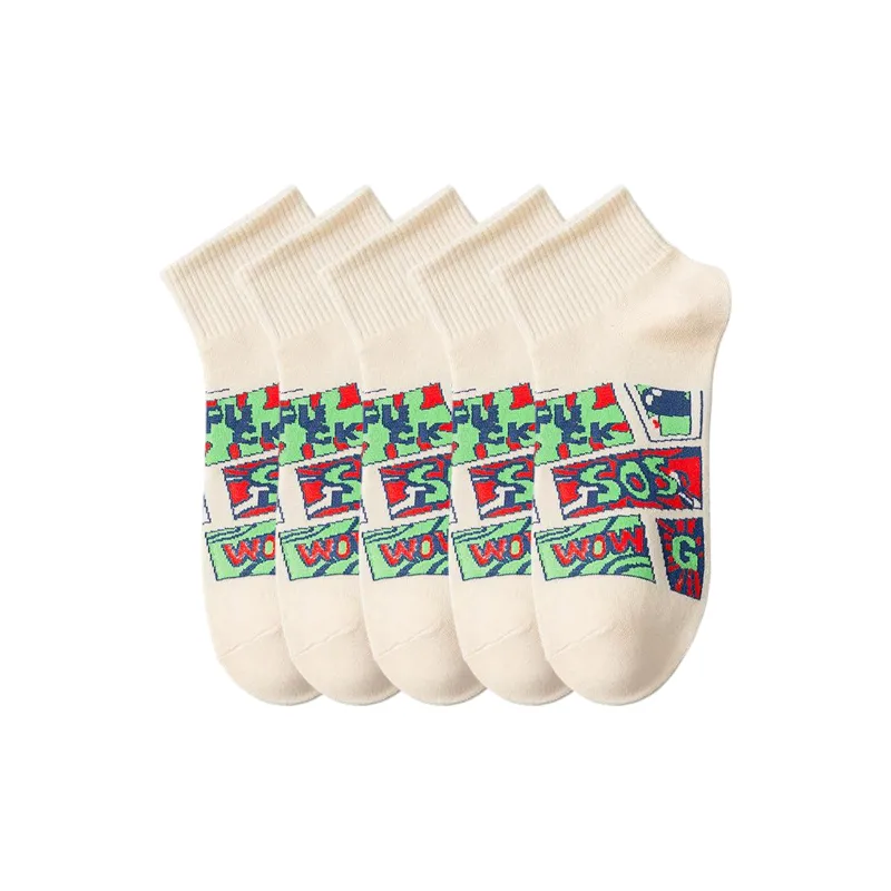 TLXT Ankle Socks Men's Sports Casual, Soft Comfortable And Breathable Anti Microbial-8