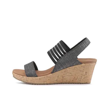 Skechers Beverlee One Strap Sandals Women's Black