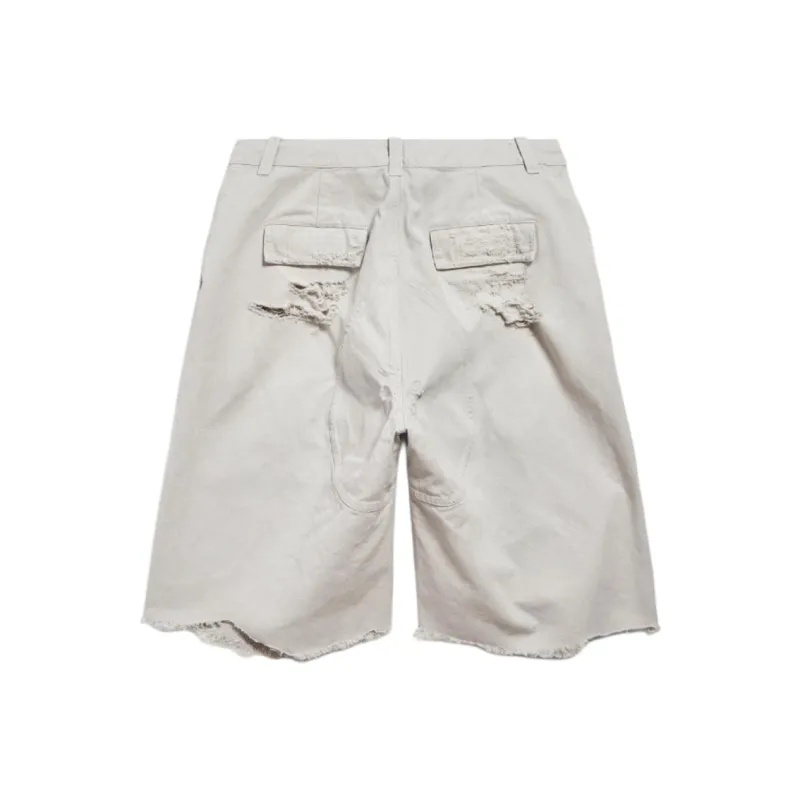 Balenciaga SS25 Casual Shorts Men's Light Gray-1