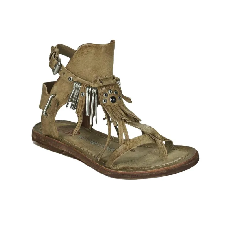 AirStep RAMOS Roman Sandals Women's Olive-3