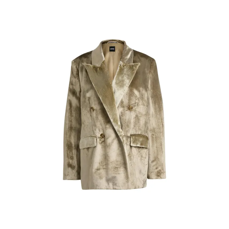 HUGO BOSS Business Suit Coat Women's Light Beige-0