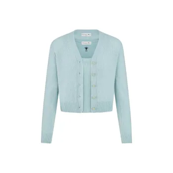 DIOR Cashmere Sweater Women's Light Blue