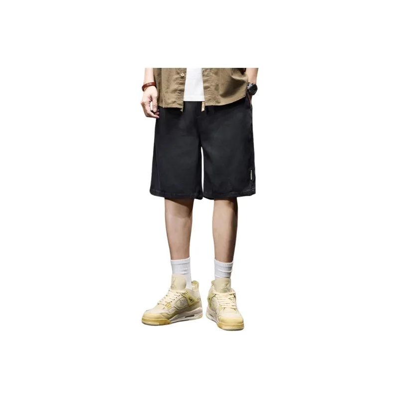 BUYDAUL Denim Shorts Men-4
