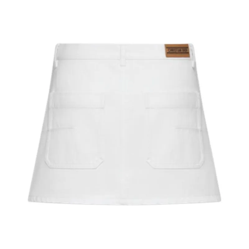 DIOR Dioriviera SS25 Casual Short Skirts Women's White-1