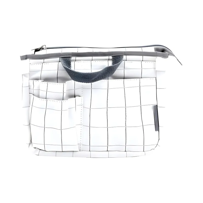 KOKUYO Polyester Travel Storage Bag Medium Size Women's Blue Red/Gray-6
