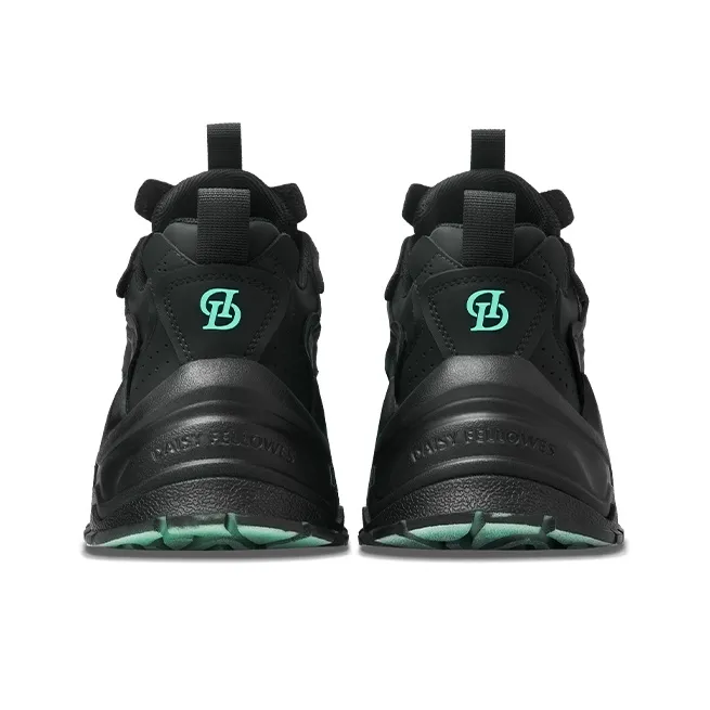 Daisy Fellowes Mango Shoes Low Top Chunky Sneakers Unisex Black Green-5