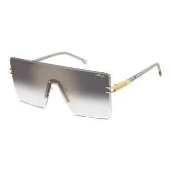 CARRERA Metal Irregular Shape Sunglasses Unisex Gold Gray