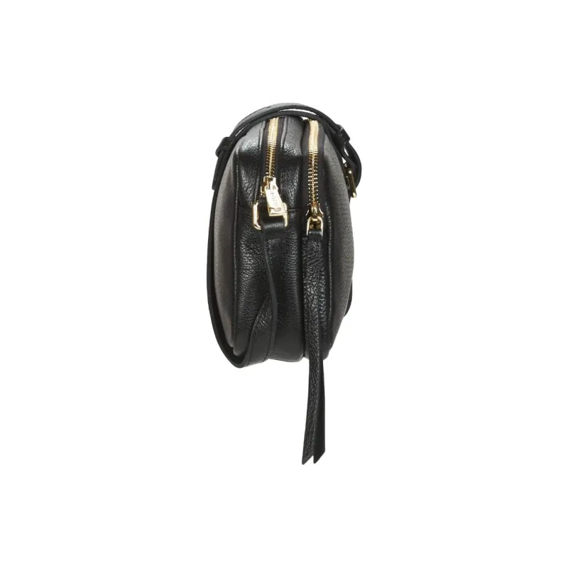 Lancaster Grain Cow Leather Shoulder Bag, Crossbody Bag Women's Black-1