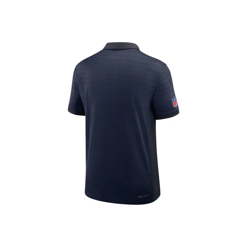Nike Tennessee Titans Sideline Victory Stripe Men's Nike Dri FIT Nfl Polo-1