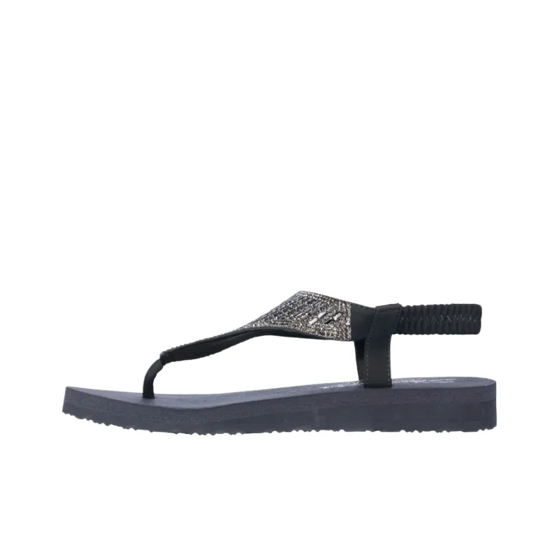 Skechers Meditation Beach Sandals Women's Black-0