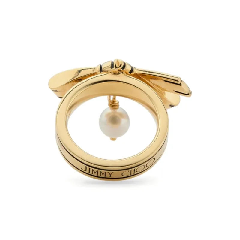 Jimmy Choo Metal Rings Women's Gold-2