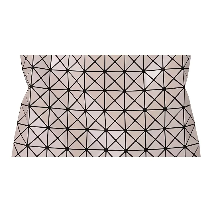 ISSEY MIYAKE Prism PVC Tote Bag, Shopping Bag, Shoulder Bag, Handbag Unisex Milk Tea-2