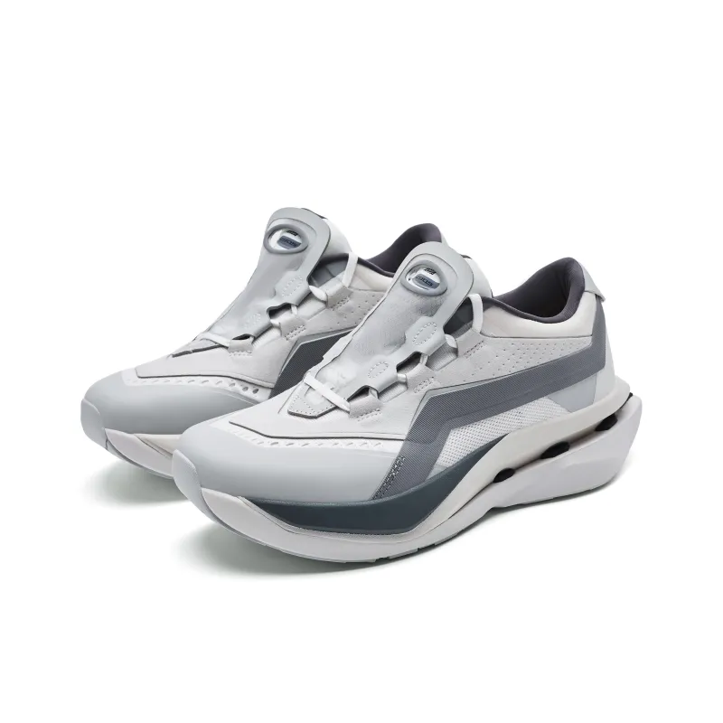 AVIA Sports Life Collection Cushioning Height Increase Low Top Running Shoes Unisex Silver Gray-2