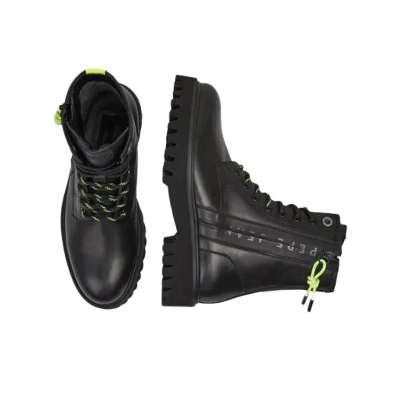 Pepe Jeans TRUCKER Ankle Boots 3.2cm Women's Black-3