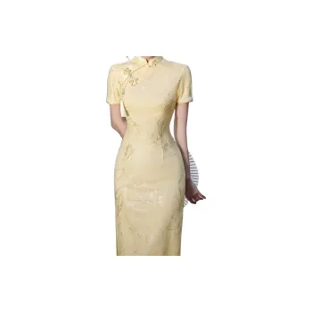 EFCR Cheongsams Women's Yellow