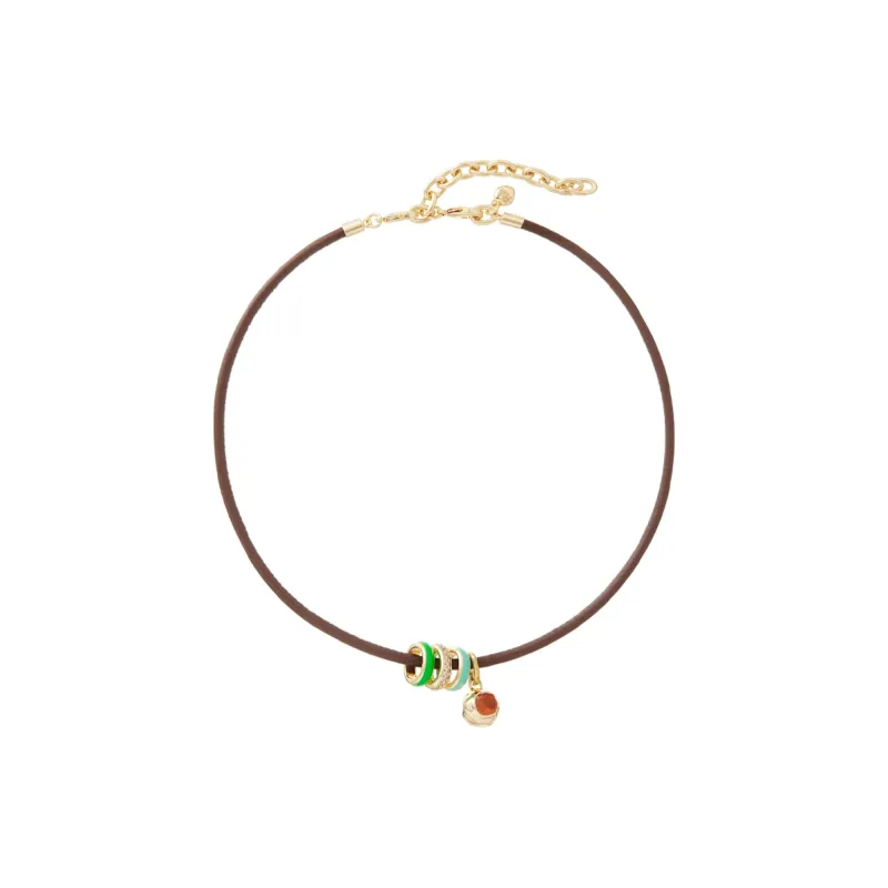 Roxanne Assoulin Gold Plated Necklaces Women's Umber-1