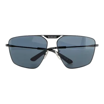 Balenciaga Metal Aviator Sunglasses Men's Black