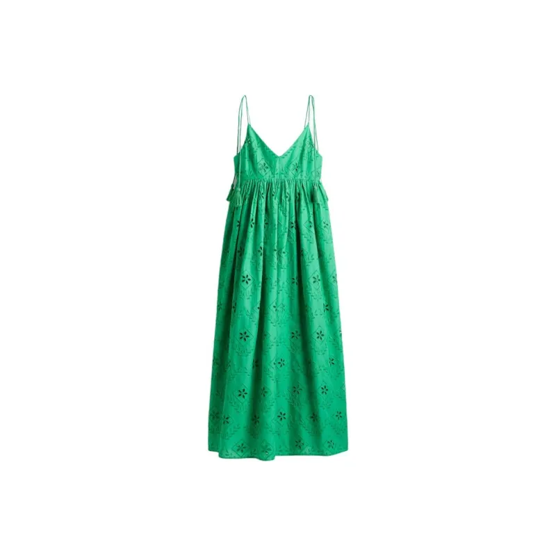 H&M Slip Dresses Women's Green-0