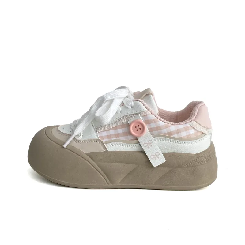PARK DANCE Abrasion Resistant Low Top Skateboard Shoes Women's-0