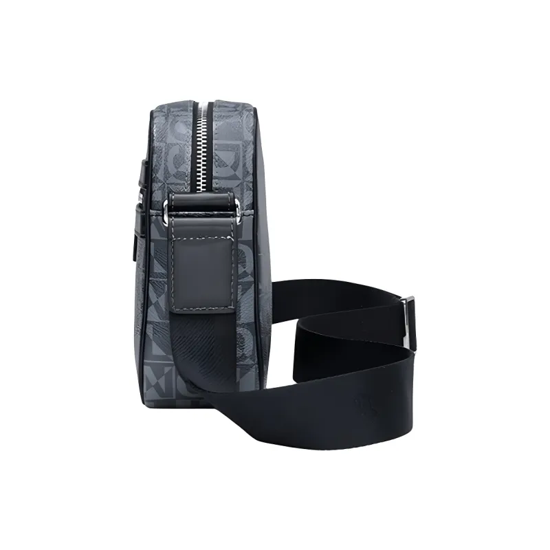 GOLDLION PVC Crossbody Bags Medium Size Men's Gray-2