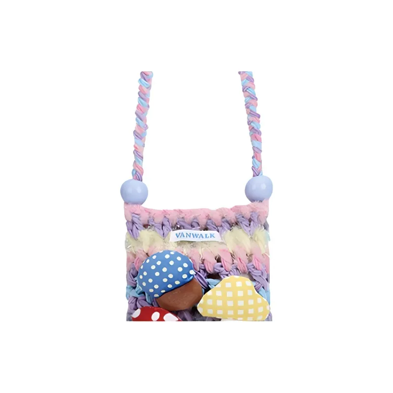 VANWALK Acrylic Shoulder Bag Women's Rainbow Mushroom-1